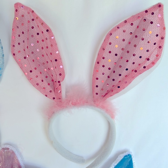 NWOT Set Of 9 Easter Bunny Ears Headband - These Have Never Been Worn - Picture 4 of 9